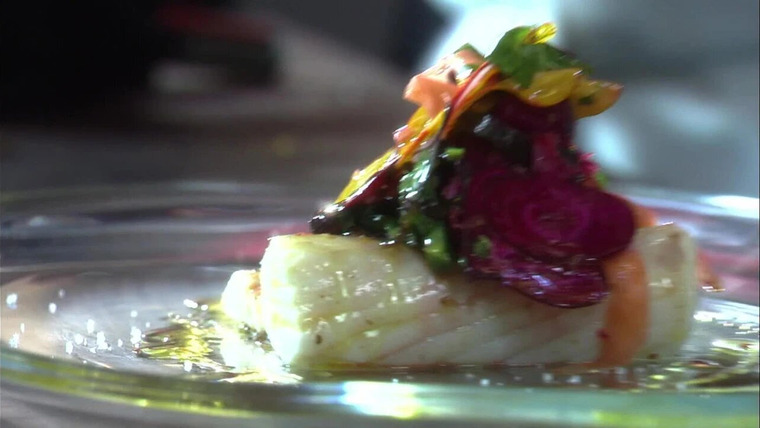 Cook Like an Iron Chef — s01e09 — Secret Ingredient Halibut