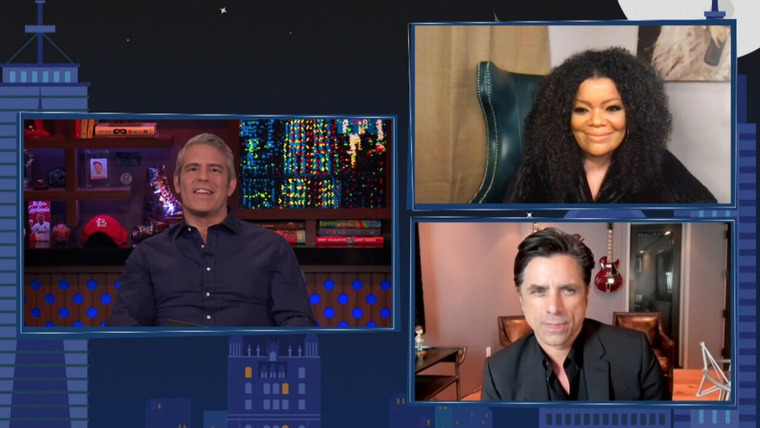 Watch What Happens Live — s18e69 — Yvette Nicole Brown And John Stamos