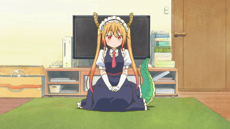 Miss Kobayashi's Dragon Maid — s01e01 — The Strongest Maid in History, Tohru! (Well, She is a Dragon)