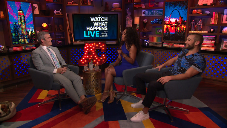 Watch What Happens Live — s16e124 — Angela Bassett and Chace Crawford