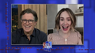 The Late Show with Stephen Colbert — s2020e113 — Sarah Paulson, Triumph the Insult Comic Dog, PJ Morton