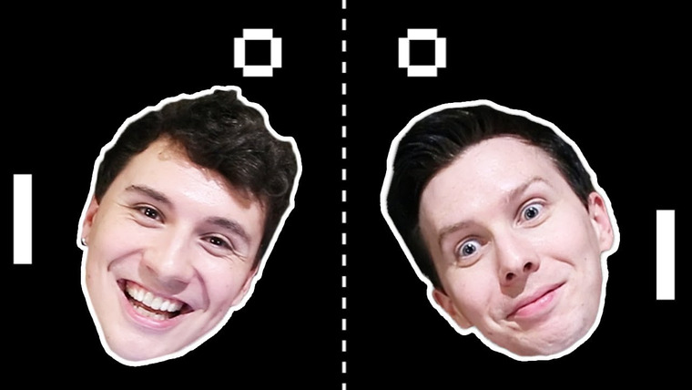 Dan and Phil — s05e36 — D a n V s. P h i l - P O N G