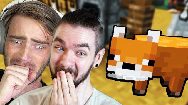 Jacksepticeye — s08e262 — Our New Minecraft Fox Loves Me WAY More w/ Pewdiepie