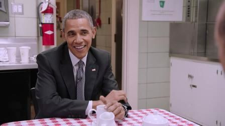 Комики за рулём в поисках кофе — s07e01 — President Barack Obama: Just Tell Him You're the President