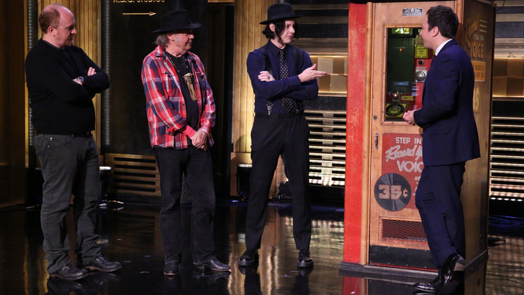 The Tonight Show Starring Jimmy Fallon — s2014e56 — Louis CK, Jack White, Neil Young