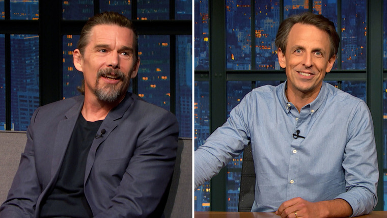 Late Night with Seth Meyers — s2020e135 — Ethan Hawke, Lewis Black