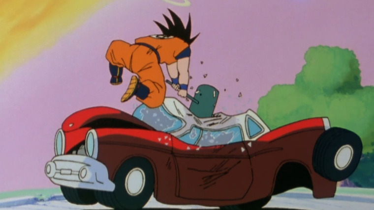 Драконий жемчуг Кай — s01e07 — The Battle With 10-Times Gravity! Goku, Your Training is a Race