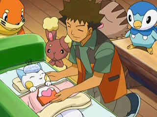 Pocket Monsters — s05e94 — Pachirisu Has a Fever! Two People Taking Care!?
