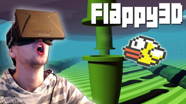 Jacksepticeye — s03e82 — FLAPPY BIRD WITH THE OCULUS RIFT | Flappy3D