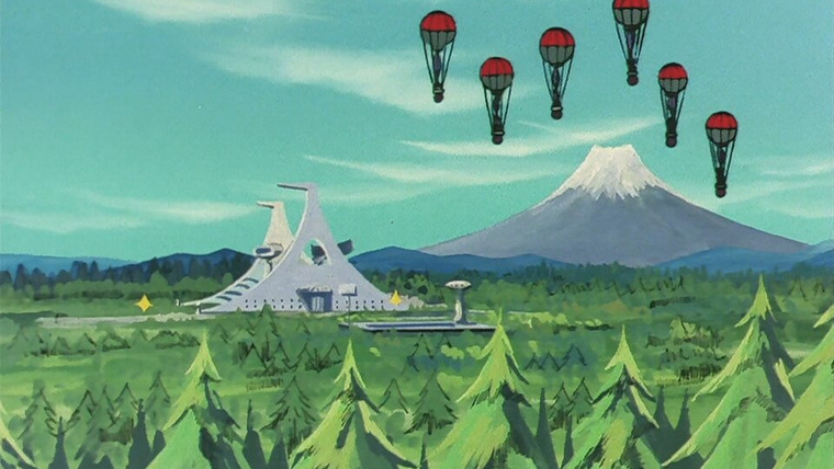 Mazinger Z — s01e65 — The ballon bomb carried by the wind