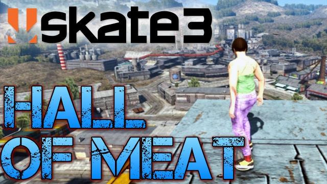 Jacksepticeye — s03e37 — Skate 3 - Part 4 | ALL HALL OF MEAT CHALLENGES COMPLETE