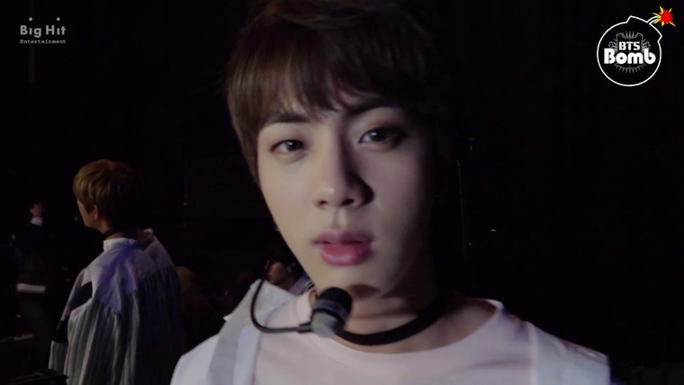Bangtan Bomb — s15e20 — Jin's Face-contact time @ M countdown comeback stage of 'Spring Day'