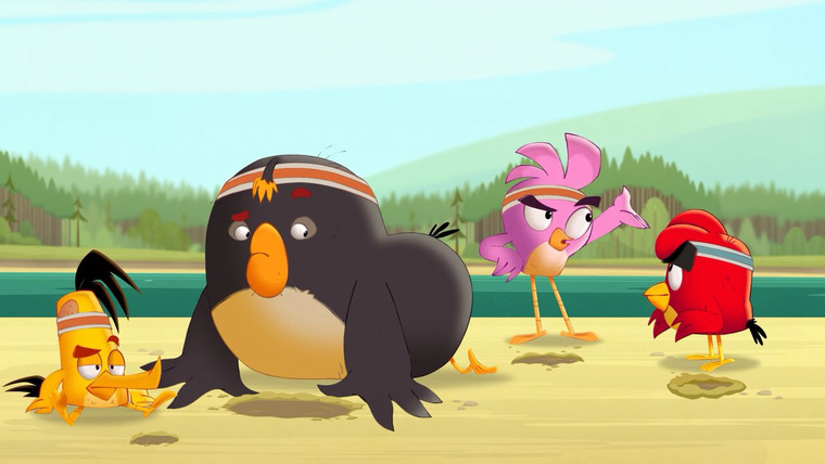 Angry Birds: Summer Madness — s02e16 — Splinter-Camp Games