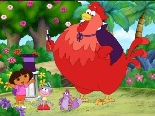 Даша-путешественница — s06e16 — The Big Red Chicken's Magic Wand