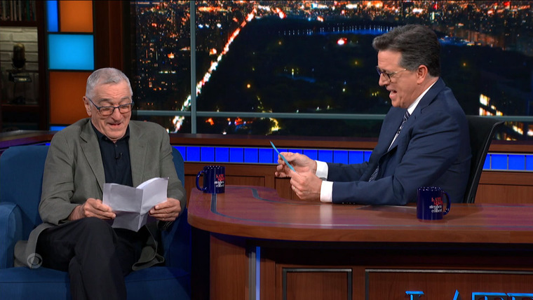 The Late Show with Stephen Colbert — s2022e112 — Robert De Niro; Ethan Hawke; St. Vincent