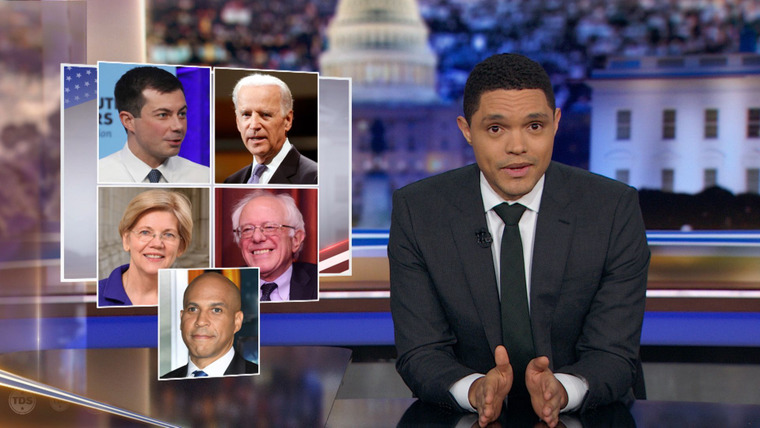 The Daily Show with Trevor Noah — s2019e147 — Votegasm 2020: The Roughin' Before the Stuffin'