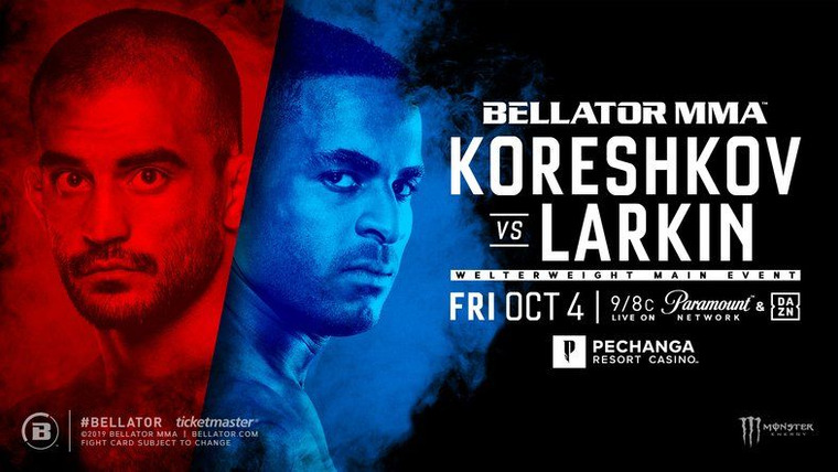 Bellator MMA Live — s16e16 — Bellator 229: Koreshkov vs. Larkin