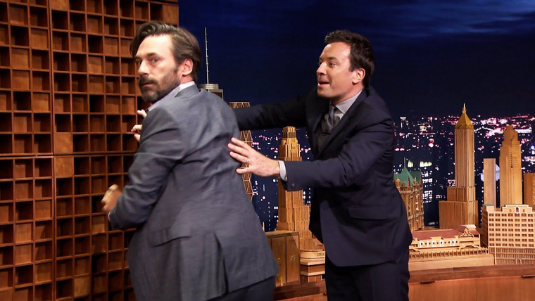 Ночное шоу с Джимми Фэллоном — s2014e94 — Jon Hamm, Brit Marling, Martha Stewart