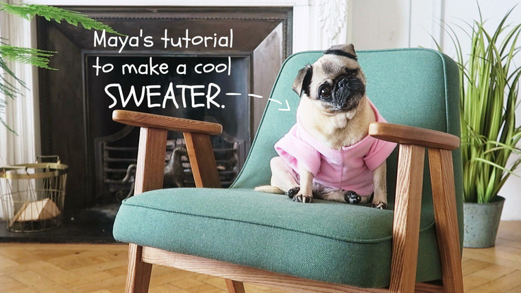 Marzia — s06 special-510 — Maya's Tutorial to make a COOL sweater.