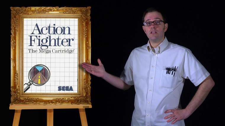 The Angry Video Game Nerd — s09 special-0 — Bad Game Cover Art #4 - Action Fighter (Sega Master System)