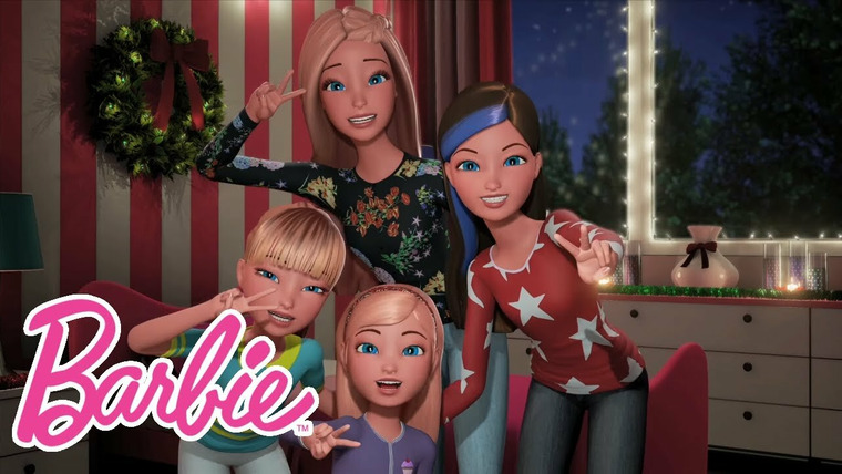 Barbie Vlogs — s01e28 — Jingle Bells A Cappella Sing-along with My Sisters!