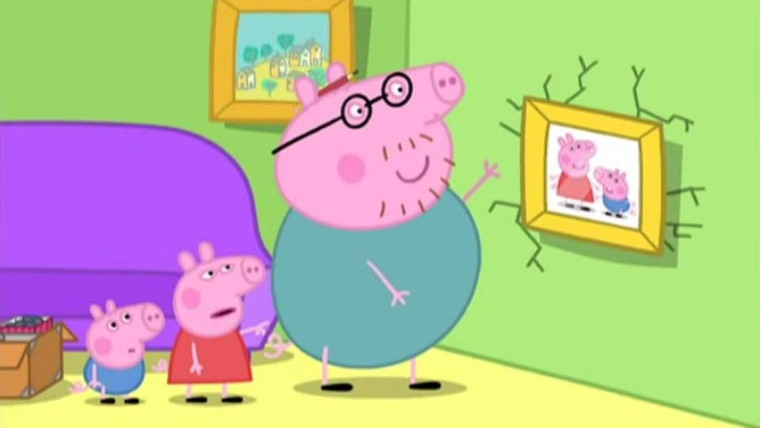 Peppa Pig — s01e45 — Daddy Puts Up a Picture