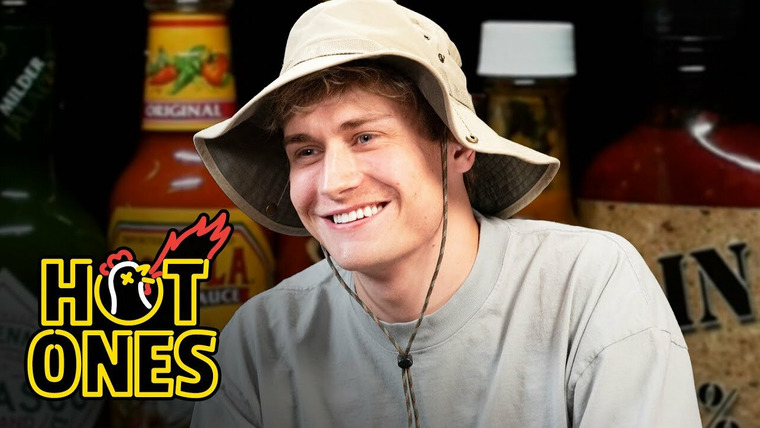 Hot Ones — s19e04 — Cole Bennett Needs Lemonade While Eating Spicy Wings