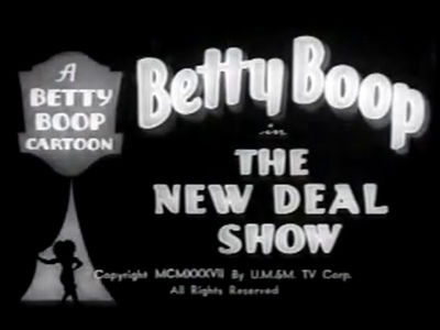 Бетти Буп — s1937e10 — The New Deal Show