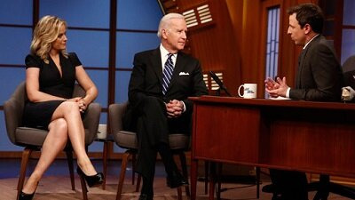 Поздней ночью с Сетом Майерсом — s2014e01 — Amy Poehler, Vice President Joe Biden, A Great Big World