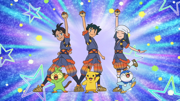 Покемон — s13 special-1 — The Arceus Who is Known as a God 1 — Satoshi and Go! Let's Go to the Sinnoh Fest!