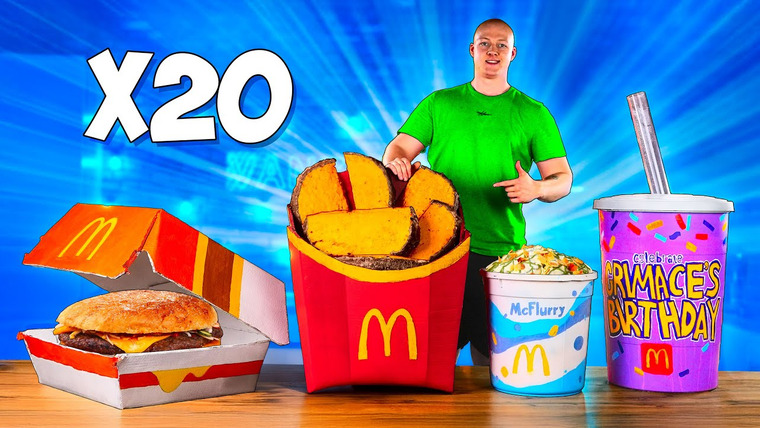 vanzai — s09e05 — УВЕЛИЧИЛИ МЕНЮ McDonald’s в 20 раз / Картофель По-Деревенски / Роял Чизбургер / МакФлури …