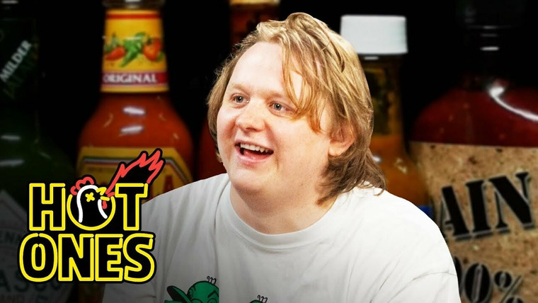 Hot Ones — s21e07 — Lewis Capaldi Grasps for a Lifeline While Eating Spicy Wings