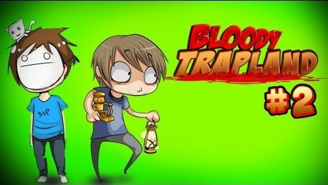 PewDiePie — s03e329 — THE FURRY ADVENTURES CONTINUES! :D - Pewds & Cry Plays: Bloody Trapland - Part 2
