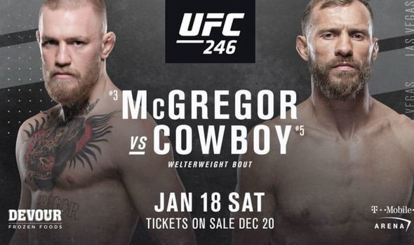 UFC PPV Events — s2020e01 — UFC 246: McGregor vs. Cerrone