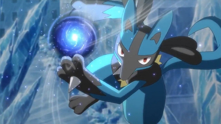 Pocket Monsters — s04 special-8 — Movie 8: Mew and the Wave Hero, Lucario