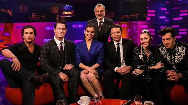 The Graham Norton Show — s24e10 — Matthew McConaughey, John Cena, Hailee Steinfeld, Jamie Oliver, Mark Ronson, Miley Cyrus