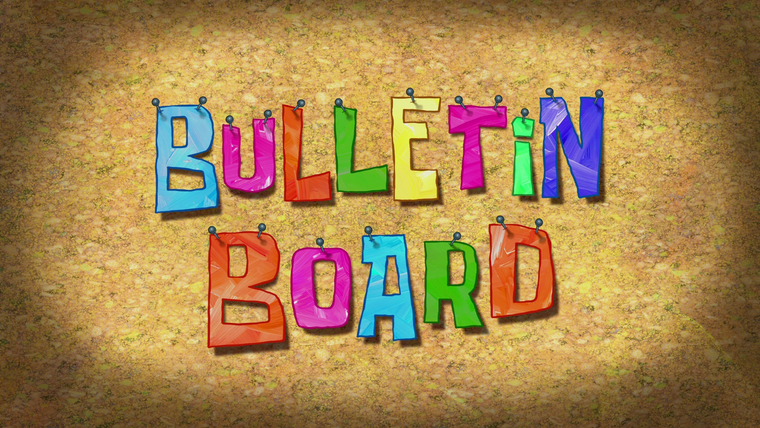 Губка Боб квадратные штаны — s09e43 — Bulletin Board