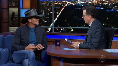 The Late Show with Stephen Colbert — s2019e161 — Tim McGraw, Senator Sherrod Brown