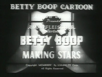 Betty Boop — s1935e10 — Making Stars