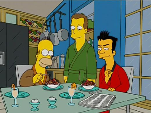 The Simpsons — s14e17 — Three Gays of the Condo