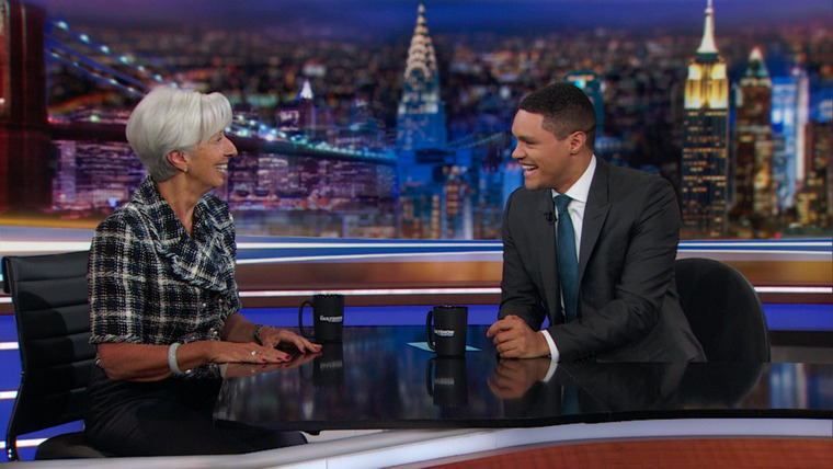 The Daily Show with Trevor Noah — s2019e80 — Christine Lagarde