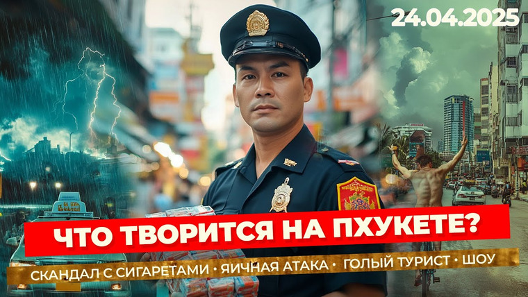 Arsen Phuket — s02e95 — ПХУКЕТ В ШОКЕ: Сигаретный скандал, яичные атаки и обнажённый турист | Новости и события апреля 2025