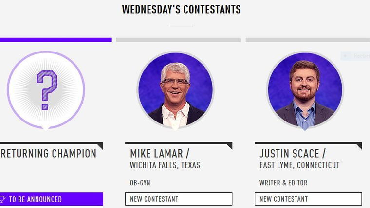 Jeopardy! — s2016e229 — Justin Vossler Vs. Ryan Kious Vs. Shadi Peterman, show # 7519.