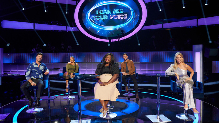I Can See Your Voice — s01e09 — Episode 9: Robin Thicke, Nicole Byer, Jeff Dye, Cheryl Hines, Adrienne Houghton