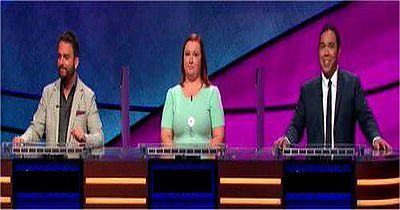 Jeopardy! — s2019e05 — Jason Zuffranien Vs. Jackc Gutshall Vs. Tabitha Walker, Show # 7985.