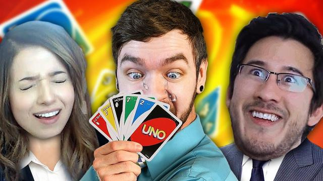 Jacksepticeye — s09e124 — UNO is a FAIR GAME and there's NOTHING WRONG WITH IT | Uno w/ Markiplier & Pokimane