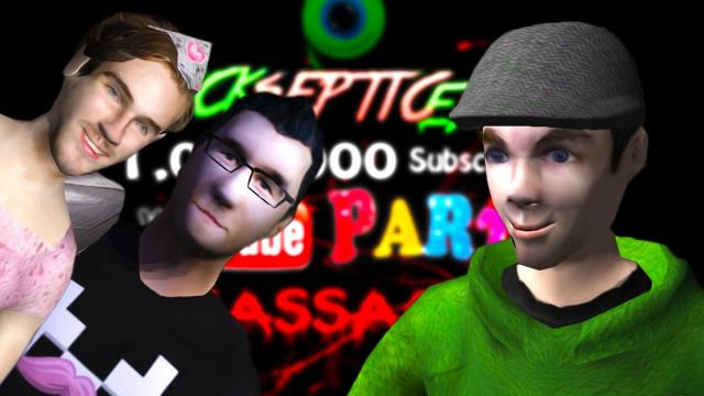 Jacksepticeye — s03e574 — FAN MADE GAME | Jacksepticeye 1 Million Subscriber Youtube Party Massacre
