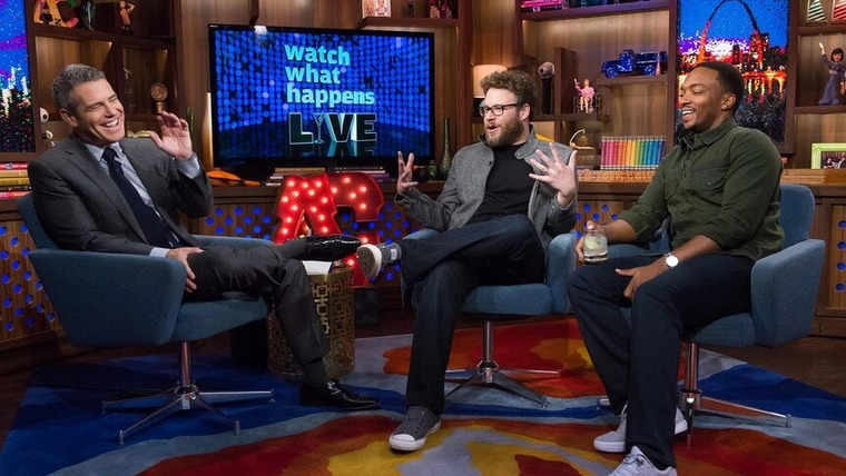 Watch What Happens Live — s12e189 — Seth Rogen & Anthony Mackie