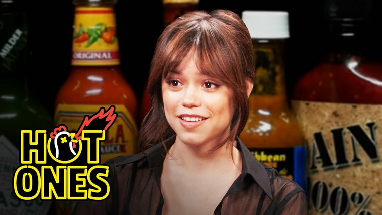 Hot Ones — s20e06 — Jenna Ortega Doesn't Flinch While Eating Spicy Wings