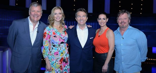 The Chase: Celebrity Special — s07 special-2 — The Chase for Soccer Aid. Kirsty Gallacher, Charley Boorman, Clive Tyldesley and Rachel Riley